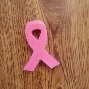 Ready 2 ship breast cancer awareness straw topper